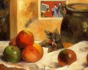 保罗 高更 : Still Life with Japanese Print